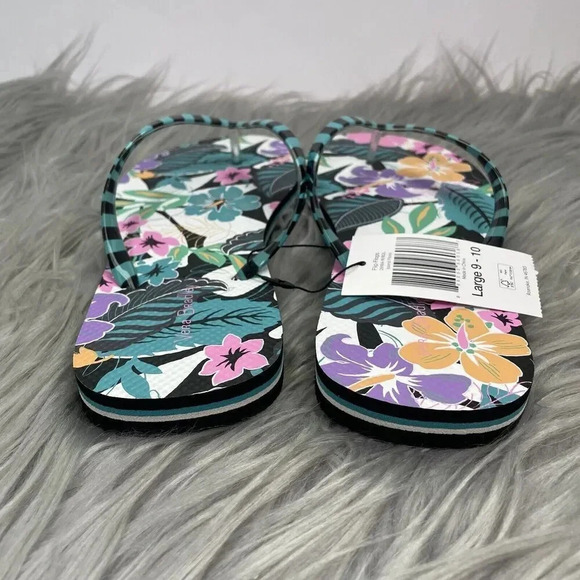 Vera Bradley Flip Flops Womens Size Large 9 10 Floral Sandals New - Picture 6 of 6